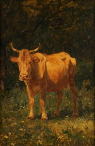 Semmel-Colored Cow by Carl Rudolf Huber