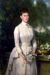Portrait of Grand Duchess Elizaveta Fyodorovna, 1885 by Carl Rudolph Sohn