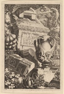 Fantasy of an Antique Tomb with Fragments of Architecture and Sculpture