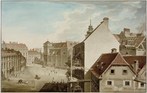 The Freyung in Vienna by Carl Schütz
