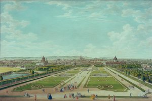Vienna, Seen from the Upper Belvedere by Carl Schütz