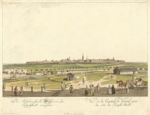 Vienna Seen from Josephstadt by Carl Schütz