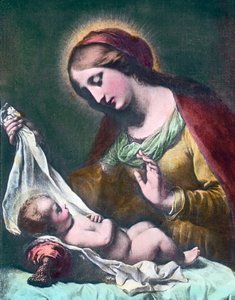 Madonna and Child, circa 1900. Carl Simon Archive by Carl Simon