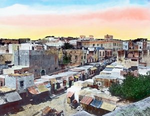 Old Town, Tangier, Northern Morocco, circa 1910. Carl Simon Archive