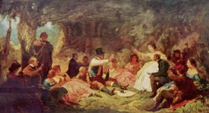 The picnic by Carl Spitzweg