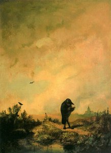 The Raven by Carl Spitzweg
