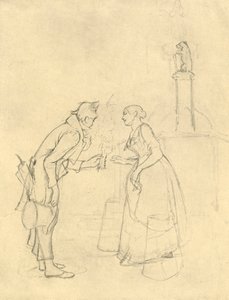 The Shy Suitor by Carl Spitzweg