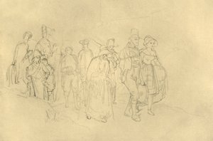 Eingebrachte Zigeuner by Carl Spitzweg