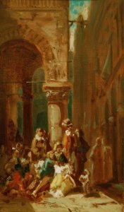 Traveling People: Actors at the Loggia dei Lanzi in Florence