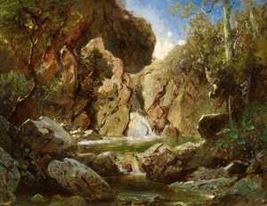 Rock Basin with Wild Water