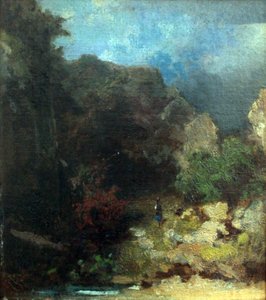 Landscape with Female Figure