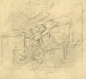 Lektüre, mid-late 19th century by Carl Spitzweg