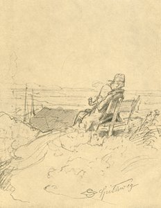 Nach der Arbeit ist gut ruhn by Carl Spitzweg
