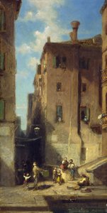 Street in Venice by Carl Spitzweg