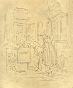 Zollvisitation I, Mid-Late 19th Century, c1924 by Carl Spitzweg
