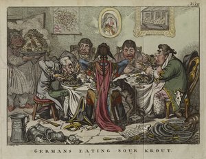 Germans Eating Sauerkraut, May 7 by Carl Starcke