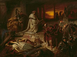 Nero on the Ruins of Rome by Carl Theodor von Piloty