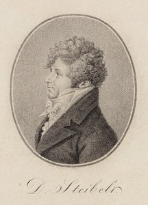 Portrait of Pianist and Composer Daniel Steibelt by Carl Traugott Riedel