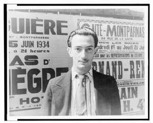 Portrait of Salvador Dali, Paris