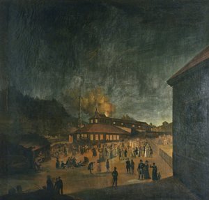 National Celebration at Bærum Jernverk (Iron Factory) Midsummer by Carl Vogt