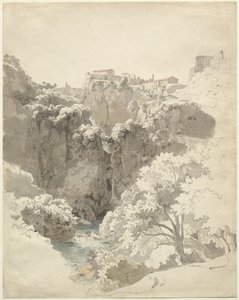 Tivoli and the Temple of the Sibyl Above the Aniene Gorge