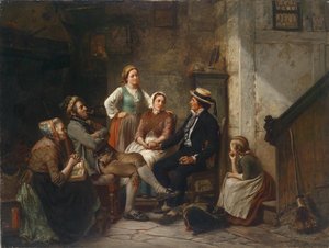 Return of the Young Sailor by Carl Wilhelm Huebner
