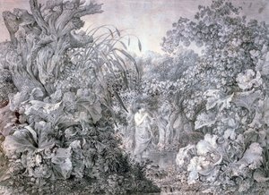 A Girl in the Wood of Weidenau, c. 1777-1835 by Carl Wilhelm Kolbe the elder