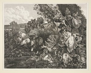 Landscape by Carl Wilhelm Kolbe the elder