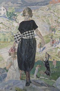 Jumping Dog by Carl Wilhelm Wilhelmson