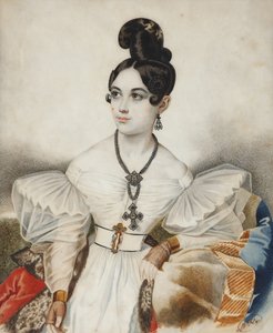 Apollonia Apollinaria Mikhailovna Vielgorskaya by Carl von Hampeln