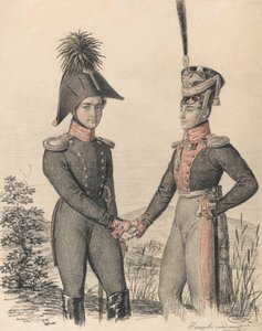 Portrait of Pyotr Petrovich Esipov and Pavel Yakovlevich de Witte