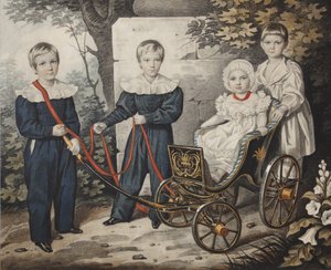 Portrait of the Talyzin Children by Carl von Hampeln