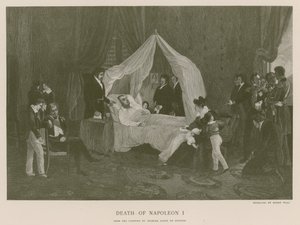 Death of Napoleon I by Carl von Steuben