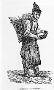 A Shoemaker, Engraving by Carle Vernet by Carle (after) Vernet