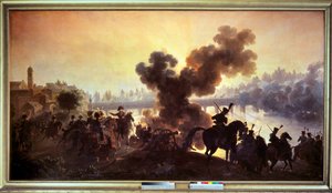 View of the Battle of Lodi on 10/05/1796 by Carle Vernet