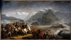 General Napoleon Bonaparte at the Battle of Rivoli