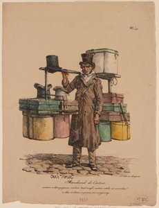 Hat box seller from 
