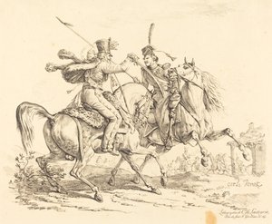 Hussar Striking a Cossack