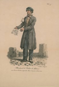 Lottery Ticket Sellers by Carle Vernet