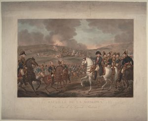 The Battle of Borodino, 1825 by Carle Vernet