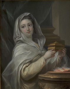 A Vestal. Woman portrayed as a Vestal? by Carle van Loo