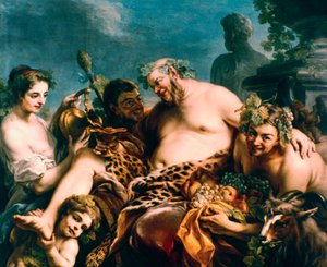 Drunken Silenus by Carle van Loo