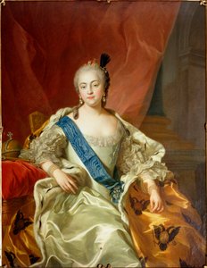 Portrait of Empress Elisabeth Petrovna, 1760 by Carle van Loo