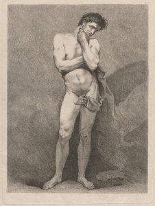 Standing Man in Pensive Pose by Carle van Loo
