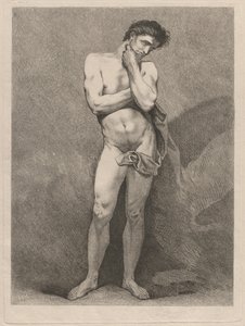 Standing Man in Pensive Pose by Carle van Loo