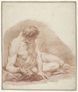 Study of a Reclining Nude Man