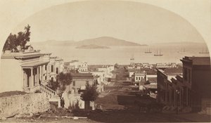 Alcatraz Island and San Francisco Bay, Looking North