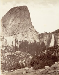 Cap of Liberty and Nevada Fall, Yosemite by Carleton E. Watkins.