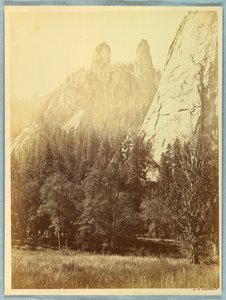 Cathedral Spires, Yosemite by Carleton E. Watkins