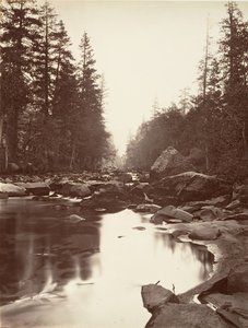 Merced River, Yosemite, ca. 1872, printed ca. 1876 by Carleton E. Watkins.